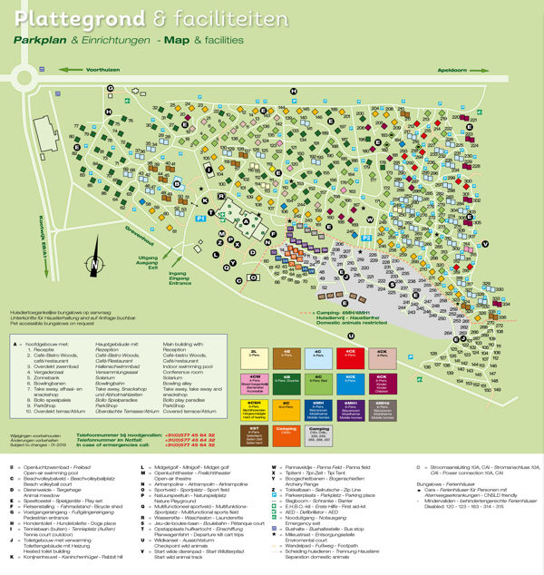 Plattegrond van Landal Rabbit Hill