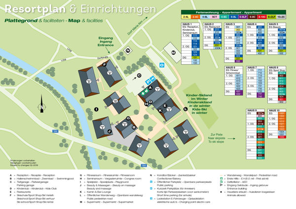 Plattegrond van Landal Resort Maria Alm