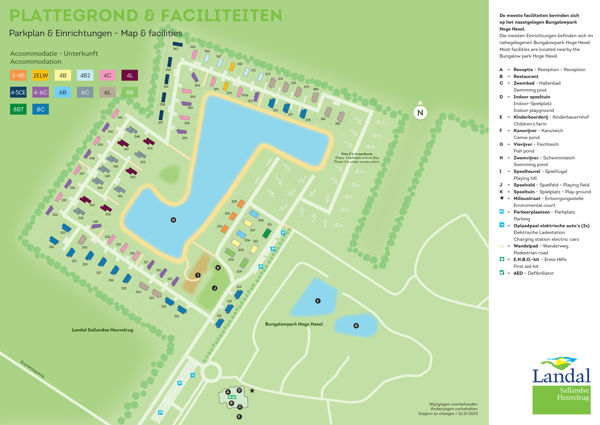 Plattegrond van Landal Sallandse Heuvelrug