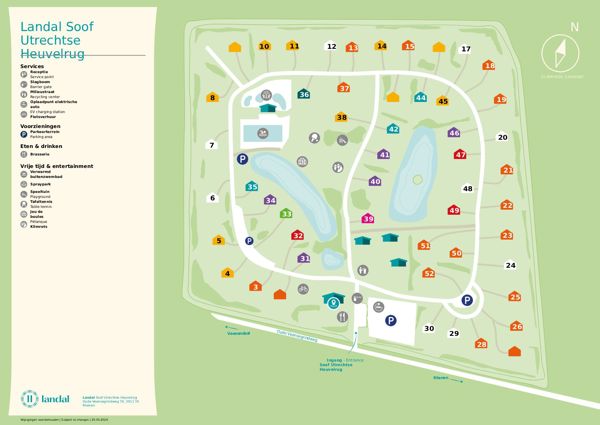 Plattegrond van Landal Soof Heuvelrug