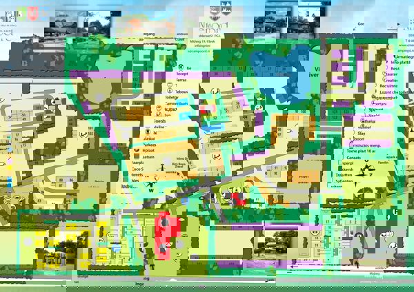 Plattegrond van Landgoed Nienoord