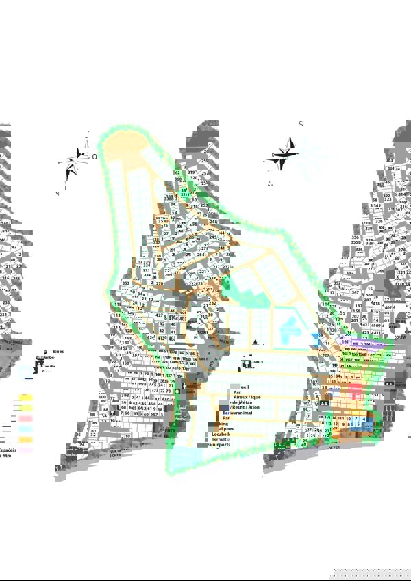 Plattegrond van l'Atlantique (Vendée)
