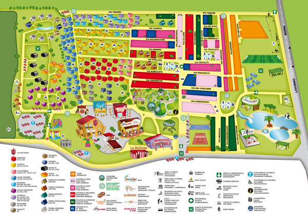 Plattegrond van Le Capanne