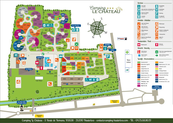 Plattegrond van Le Château