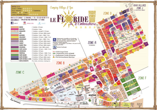 Plattegrond van Le Floride