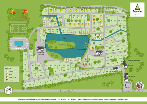 Plattegrond van Le Grand Paris