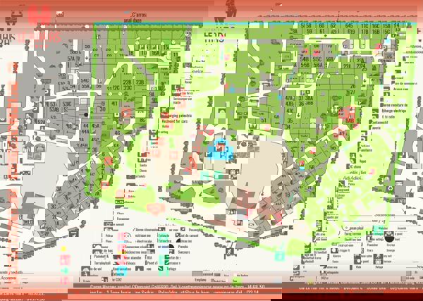 Plattegrond van Le Haras (Argeles)