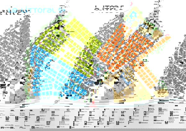 Plattegrond van Le Littoral (Argeles)