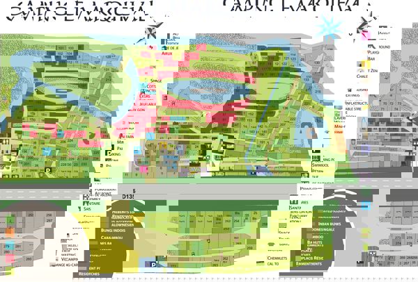 Plattegrond van Le Marqueval