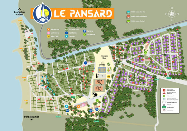 Plattegrond van Le Pansard
