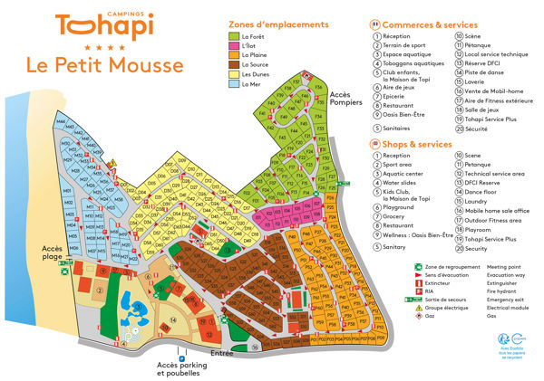 Plattegrond van Le Petit Mousse
