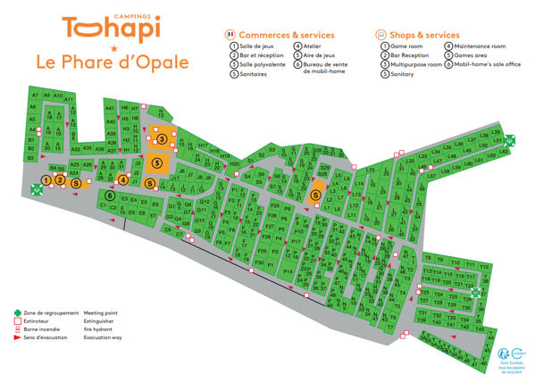 Plattegrond van Le Phare d'Opal