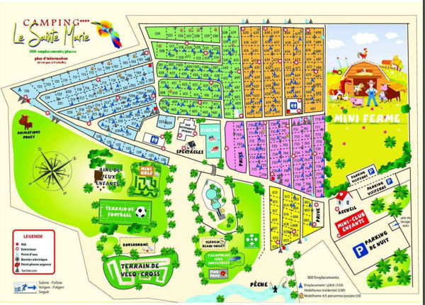 Plattegrond van Le Sainte Marie