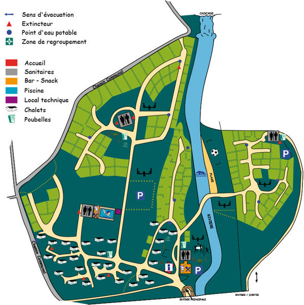 Plattegrond van Les Arches