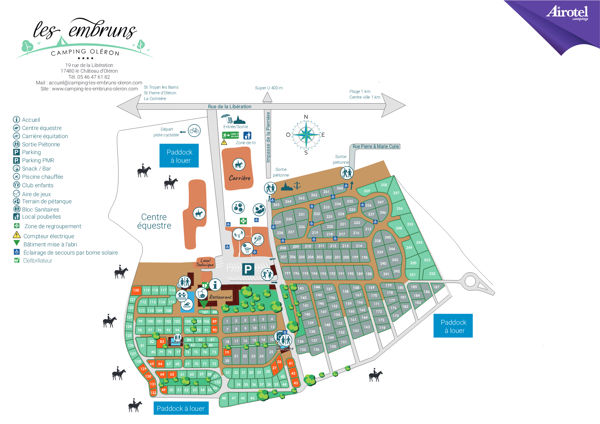 Plattegrond van Les Embruns d'Oléron