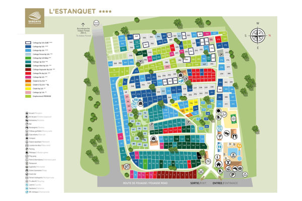 Plattegrond van l'Estanquet