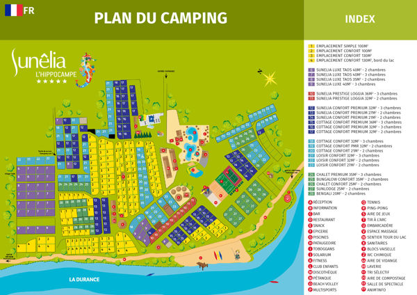 Plattegrond van l'Hippocampe