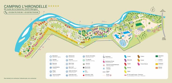 Plattegrond van l'Hirondelle