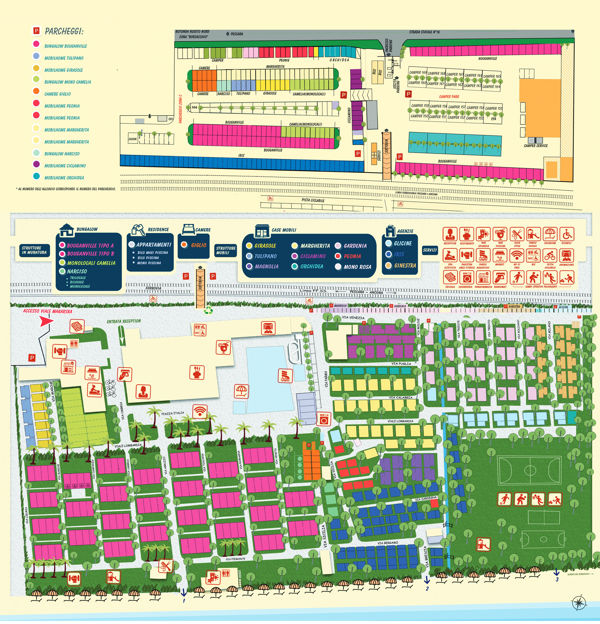 Plattegrond van Lido d'Abruzzo