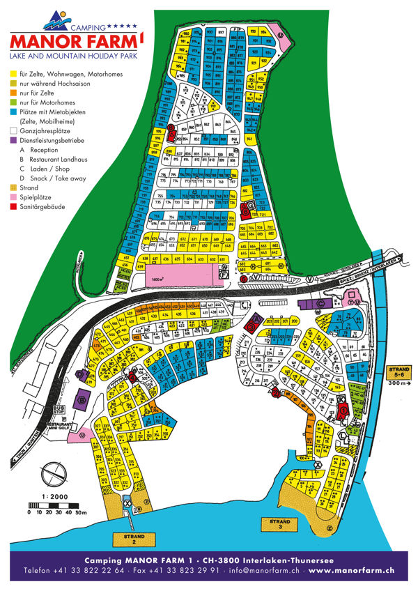 Plattegrond van Manor Farm