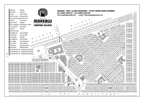 Plattegrond van Mareblu