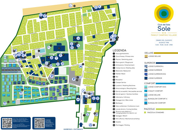 Plattegrond van Marina Romea Easy Camping Village