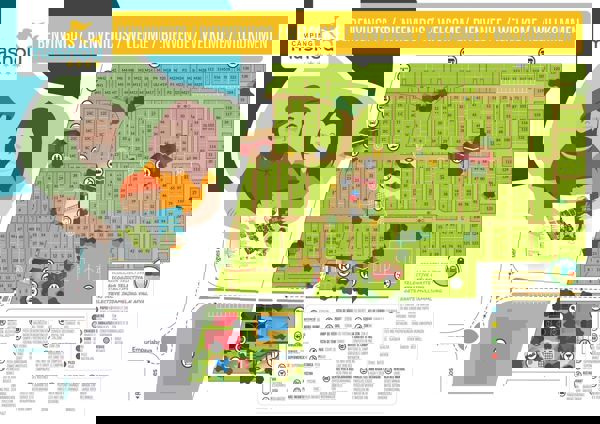 Plattegrond van Mas Nou