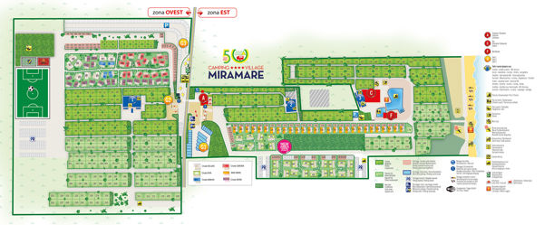 Plattegrond van Miramare