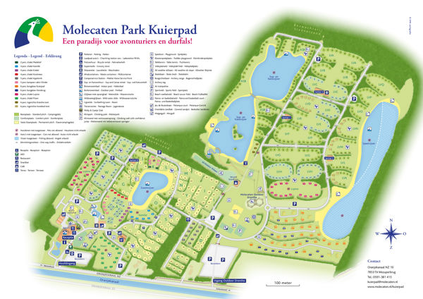 Plattegrond van Molecaten Park Kuierpad