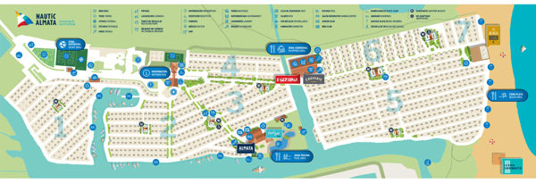 Plattegrond van Nautic Almata