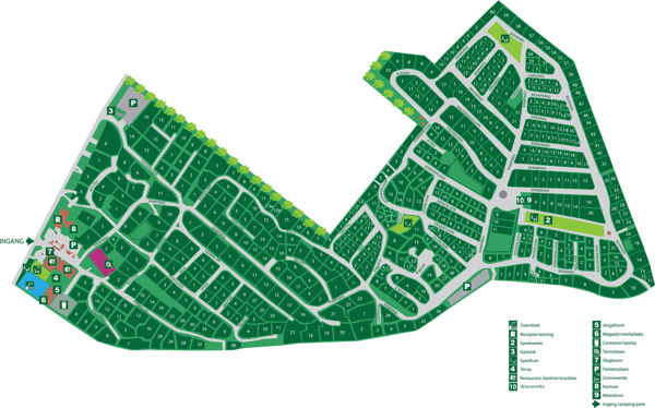 Plattegrond van Ossenberg