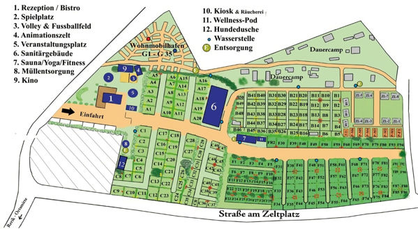 Plattegrond van Ostseebad Rerik