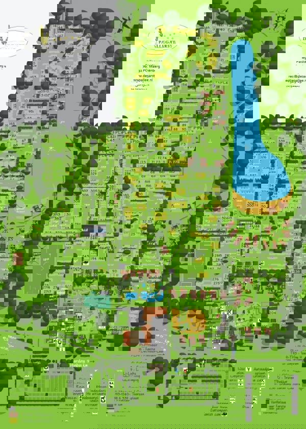 Plattegrond van Pallegarste