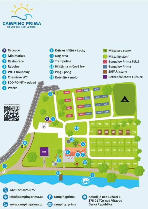 Plattegrond van Prima