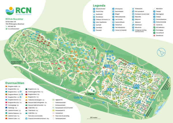 Plattegrond van RCN de Noordster
