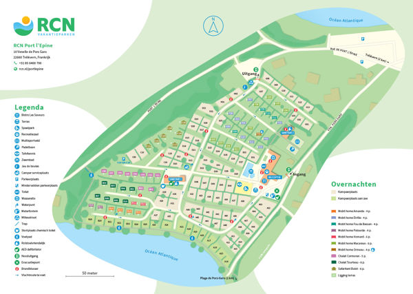 Plattegrond van RCN Port l'Epine