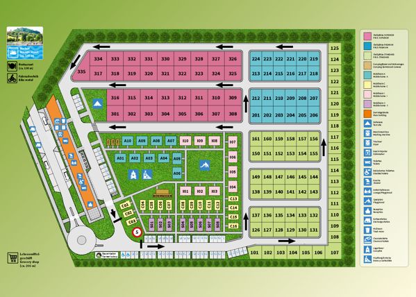 Plattegrond van Camping Resort Riegersburg