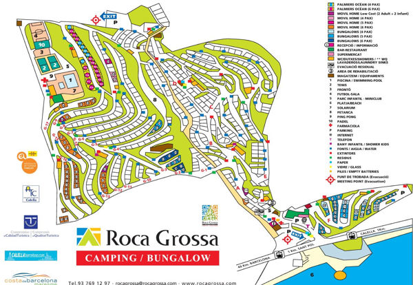 Plattegrond van Roca Grossa