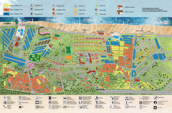 Plattegrond van Rosapineta