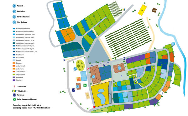 Plattegrond van Saint Amand