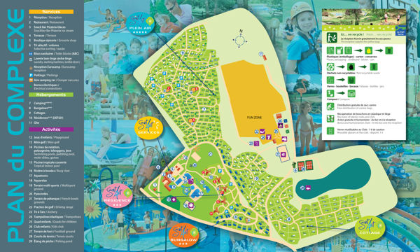 Plattegrond van Saint Avit Loisirs