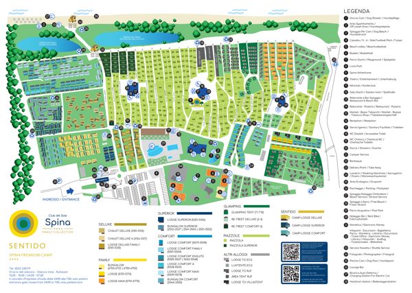 Plattegrond van Spina Family Collection