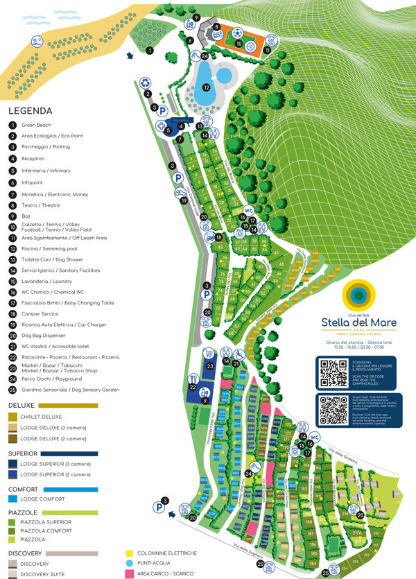 Plattegrond van Stella del Mare Family Village