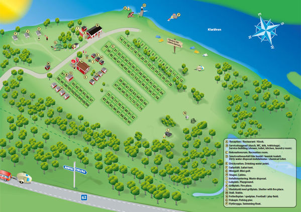 Plattegrond van Storängens