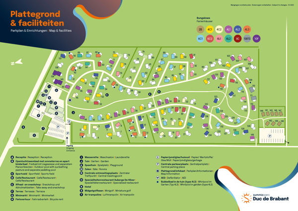 Plattegrond van Summio Parc Duc de Brabant