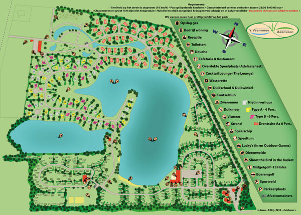Plattegrond van Summio Villapark Akenveen