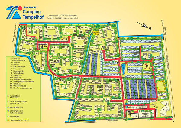 Plattegrond van Tempelhof