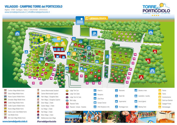 Plattegrond van Torre Del Porticciolo