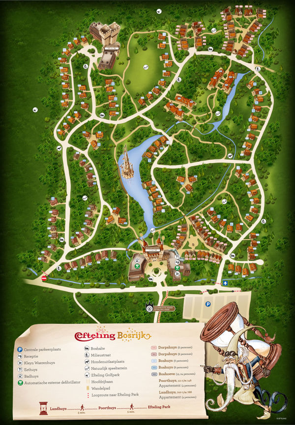 Plattegrond van Vakantiepark Bosrijk