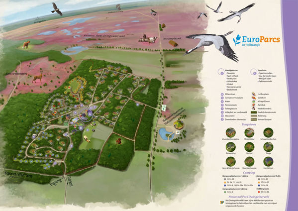 Plattegrond van Vakantiepark De Wiltzangh